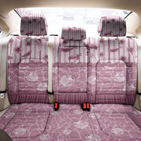 Hawaii Christmas In July Back Car Seat Cover Dusty Pink Mele Kalikimaka Sea Animals