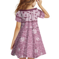 Hawaii Christmas In July Family Matching Off Shoulder Short Dress and Hawaiian Shirt Dusty Pink Mele Kalikimaka Sea Animals