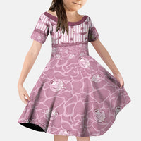 Hawaii Christmas In July Family Matching Summer Maxi Dress and Hawaiian Shirt Dusty Pink Mele Kalikimaka Sea Animals