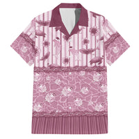 Hawaii Christmas In July Hawaiian Shirt Dusty Pink Mele Kalikimaka Sea Animals