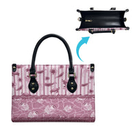 Hawaii Christmas In July Leather Bag Dusty Pink Mele Kalikimaka Sea Animals