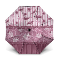 Hawaii Christmas In July Umbrella Dusty Pink Mele Kalikimaka Sea Animals