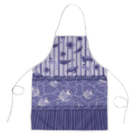 Hawaii Christmas In July Apron Amethyst Purple Mele Kalikimaka Sea Animals