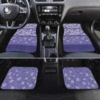 Hawaii Christmas In July Car Mats Amethyst Purple Mele Kalikimaka Sea Animals
