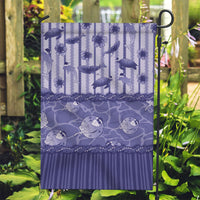 Hawaii Christmas In July Garden Flag Amethyst Purple Mele Kalikimaka Sea Animals