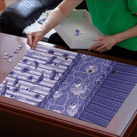 Hawaii Christmas In July Puzzle Amethyst Purple Mele Kalikimaka Sea Animals
