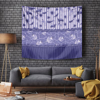 Hawaii Christmas In July Tapestry Amethyst Purple Mele Kalikimaka Sea Animals
