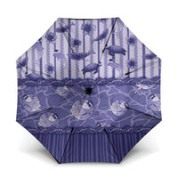 Hawaii Christmas In July Umbrella Amethyst Purple Mele Kalikimaka Sea Animals