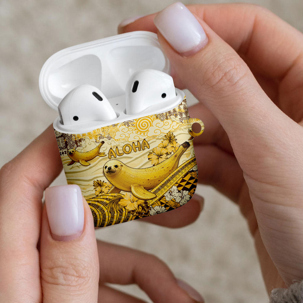 Hawaii Banana Seal AirPods Case Ilio Holo I Ka Uaua Aloha DT05 - Polynesian Pride