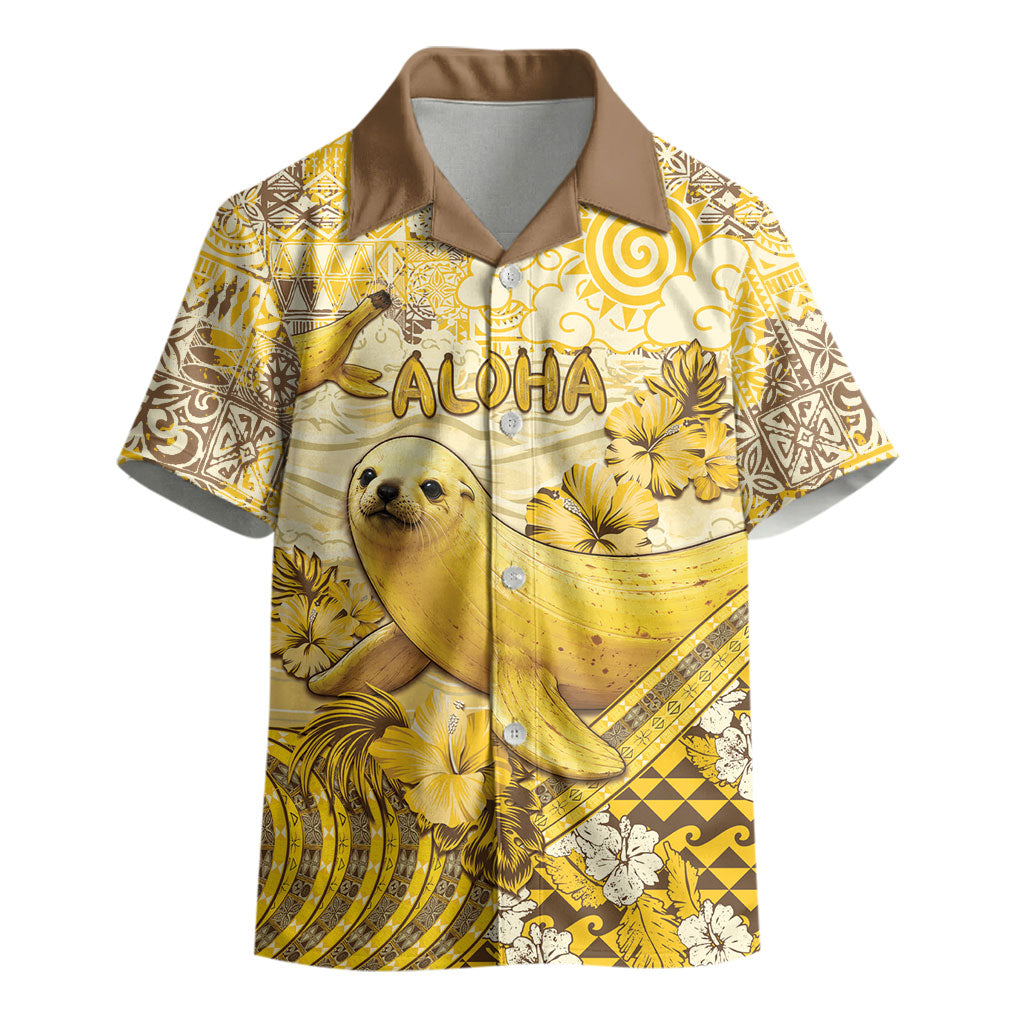 Hawaii Banana Seal Kid Hawaiian Shirt Ilio Holo I Ka Uaua Aloha DT05 - Polynesian Pride