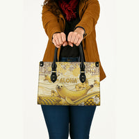 Hawaii Banana Seal Leather Bag Ilio Holo I Ka Uaua Aloha DT05 - Polynesian Pride