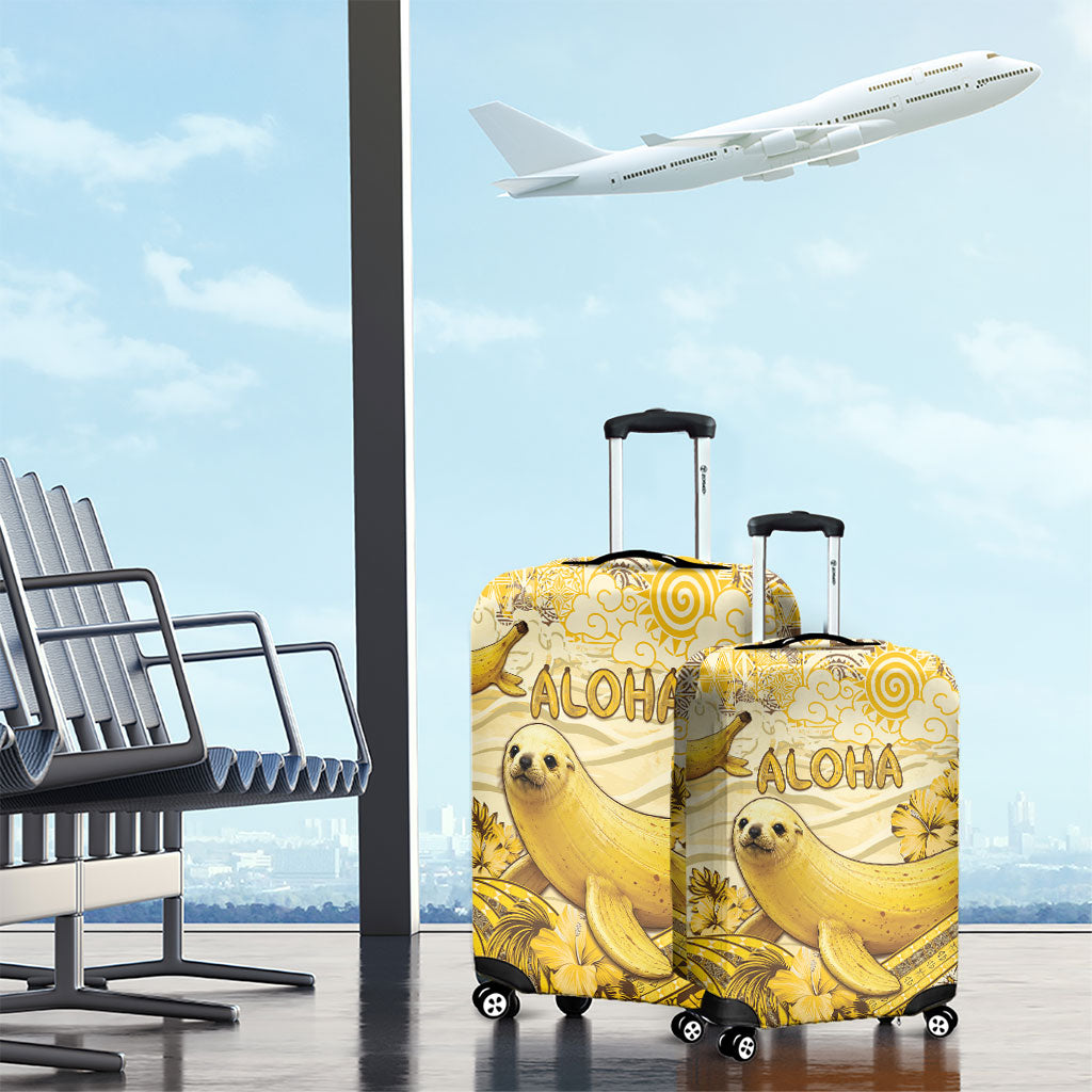 Hawaii Banana Seal Luggage Cover Ilio Holo I Ka Uaua Aloha DT05 - Polynesian Pride