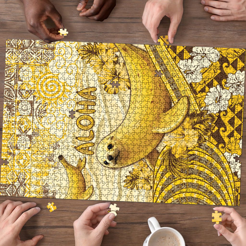 Hawaii Banana Seal Puzzle Ilio Holo I Ka Uaua Aloha DT05 - Polynesian Pride