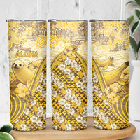 Hawaii Banana Seal Skinny Tumbler Ilio Holo I Ka Uaua Aloha DT05 - Polynesian Pride