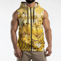 Hawaii Banana Seal Sleeveless Zip Hoodie Ilio Holo I Ka Uaua Aloha DT05 - Polynesian Pride