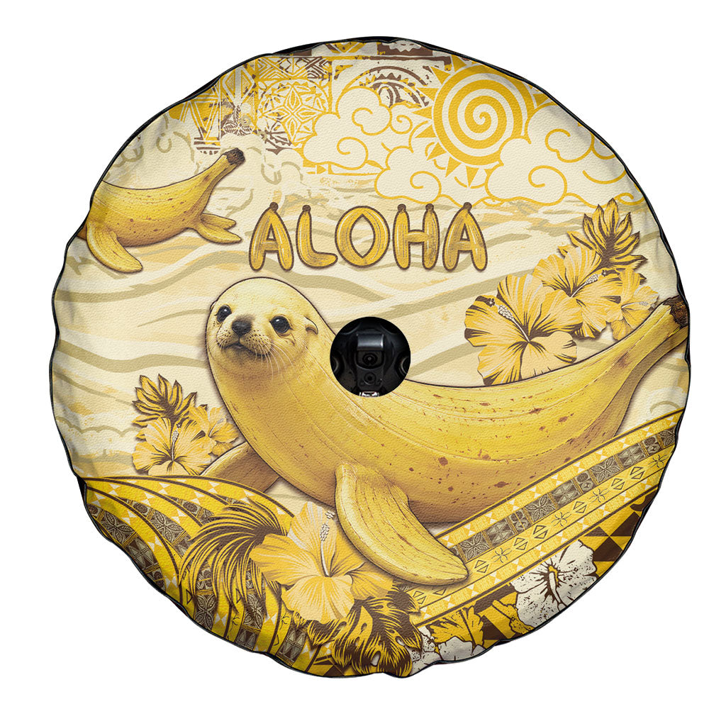 Hawaii Banana Seal Spare Tire Cover Ilio Holo I Ka Uaua Aloha DT05 - Polynesian Pride