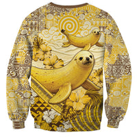 Hawaii Banana Seal Sweatshirt Ilio Holo I Ka Uaua Aloha DT05 - Polynesian Pride