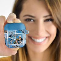 Argentina Football AirPods Case Goat Comic Style Sun Of May DT05 - Polynesian Pride