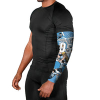 Custom Argentina Football Arm Sleeves Goat Comic Style Sun Of May DT05 - Polynesian Pride