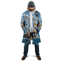 Custom Argentina Football Cloak Goat Comic Style Sun Of May DT05 - Polynesian Pride