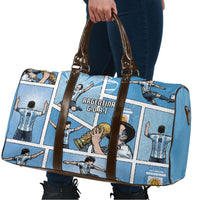 Argentina Football Travel Bag Goat Comic Style Sun Of May DT05 - Polynesian Pride