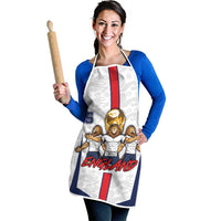 Custom England Football Apron Three Lions Trophy St George Cross DT05 - Polynesian Pride