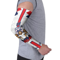 Custom England Football Arm Sleeves Three Lions Trophy St George Cross DT05 - Polynesian Pride