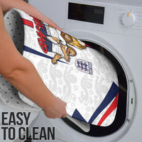Custom England Football Bathroom Set Three Lions Trophy St George Cross DT05 - Polynesian Pride