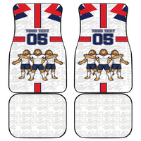 Custom England Football Car Mats Three Lions Trophy St George Cross DT05 - Polynesian Pride