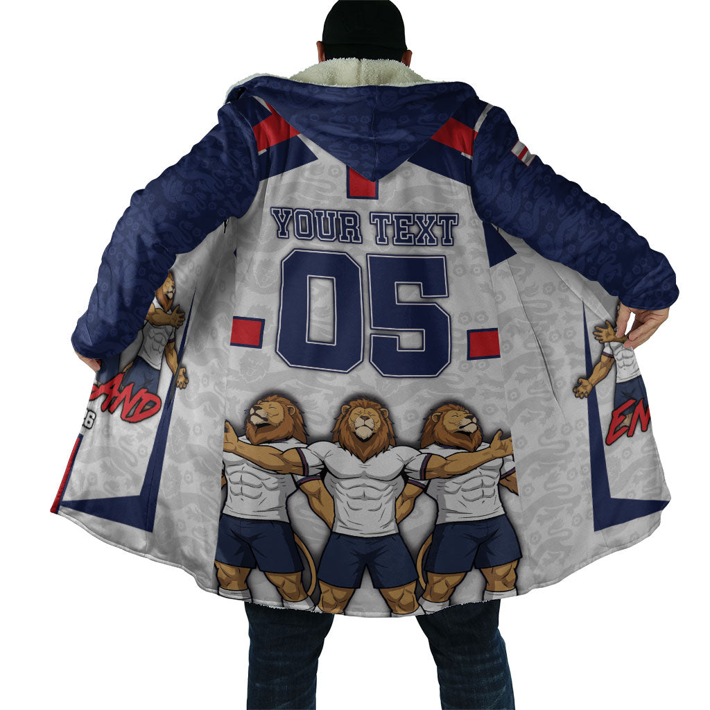 Custom England Football Cloak Three Lions Trophy St George Cross DT05 - Polynesian Pride