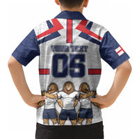 Custom England Football Hawaiian Shirt Three Lions Trophy St George Cross DT05 - Polynesian Pride