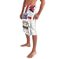 Custom England Football Lavalava Three Lions Trophy St George Cross DT05 - Polynesian Pride