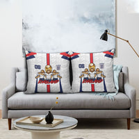 Custom England Football Pillow Cover Three Lions Trophy St George Cross DT05 - Polynesian Pride