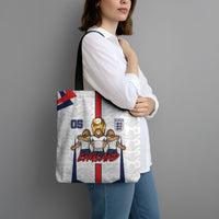 Custom England Football Tote Bag Three Lions Trophy St George Cross DT05 - Polynesian Pride