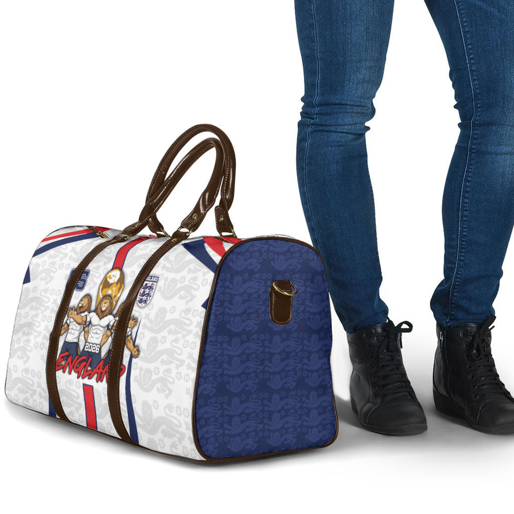 Custom England Football Travel Bag Three Lions Trophy St George Cross DT05 - Polynesian Pride