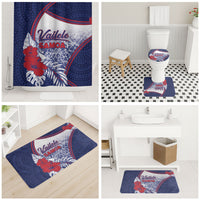 Vailele Samoa Village Bathroom Set Map Polynesian Tribal Hibiscus Floral DT05 - Polynesian Pride