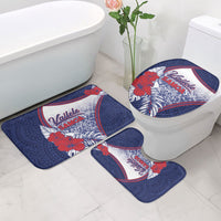 Vailele Samoa Village Bathroom Set Map Polynesian Tribal Hibiscus Floral DT05 - Polynesian Pride