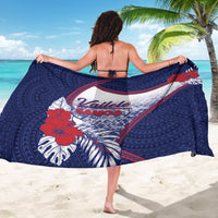 Vailele Samoa Village Sarong Map Polynesian Tribal Hibiscus Floral DT05 - Polynesian Pride