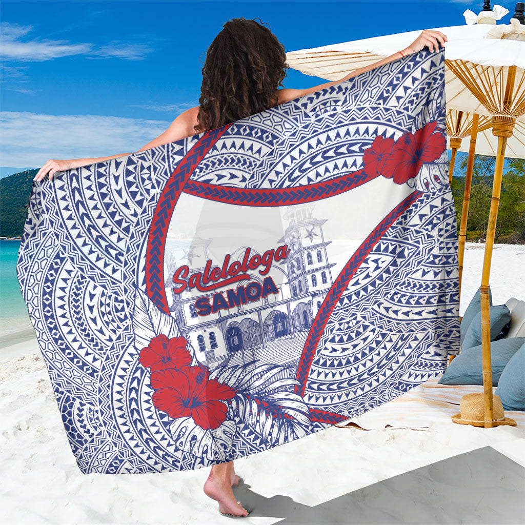 Salelologa Samoa Village Sarong Polynesian Tribal Church Landmark Hibiscus Floral
