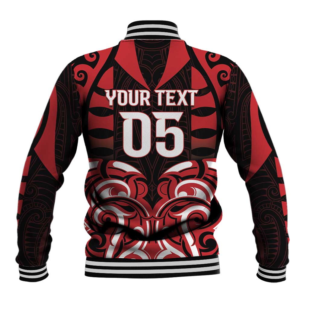 Custom Aotearoa Ngapuhi Baseball Jacket Maori Pattern New Zealand DT05 - Polynesian Pride