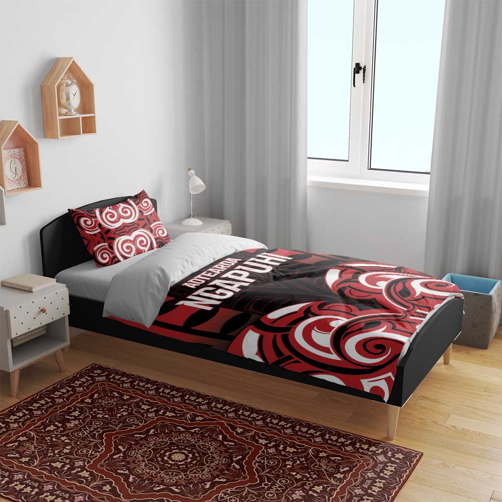 Aotearoa Ngapuhi Bedding Set Maori Pattern New Zealand - Polynesian Pride