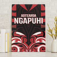 Aotearoa Ngapuhi Canvas Wall Art Maori Pattern New Zealand DT05 Without Frame Red - Polynesian Pride
