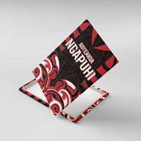Aotearoa Ngapuhi Canvas Wall Art Maori Pattern New Zealand DT05 With Frame Red - Polynesian Pride
