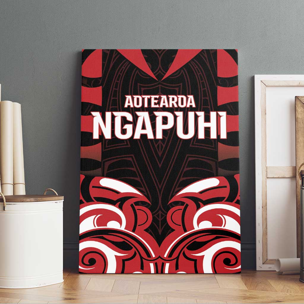 Aotearoa Ngapuhi Canvas Wall Art Maori Pattern New Zealand DT05 - Polynesian Pride