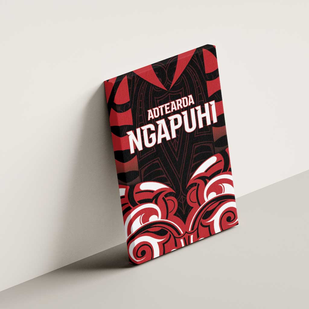 Aotearoa Ngapuhi Canvas Wall Art Maori Pattern New Zealand DT05 - Polynesian Pride