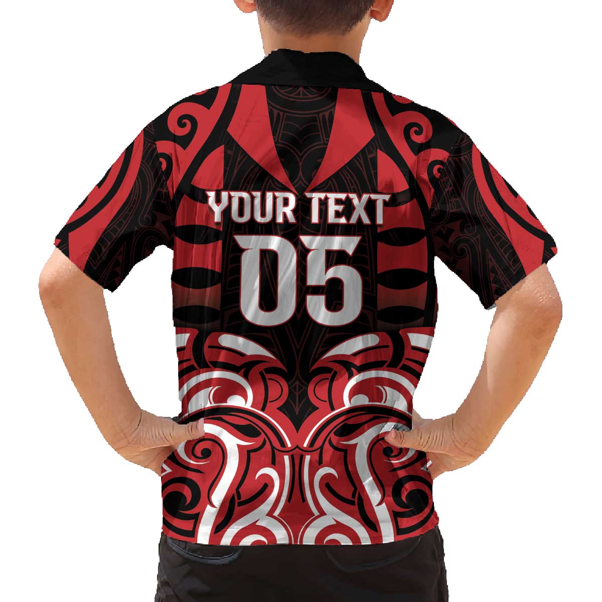 Custom Aotearoa Ngapuhi Family Matching Off The Shoulder Long Sleeve Dress and Hawaiian Shirt Maori Pattern New Zealand - Polynesian Pride