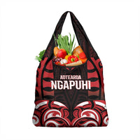 Aotearoa Ngapuhi Grocery Bag Maori Pattern New Zealand DT05 1-pack One Size Red - Polynesian Pride
