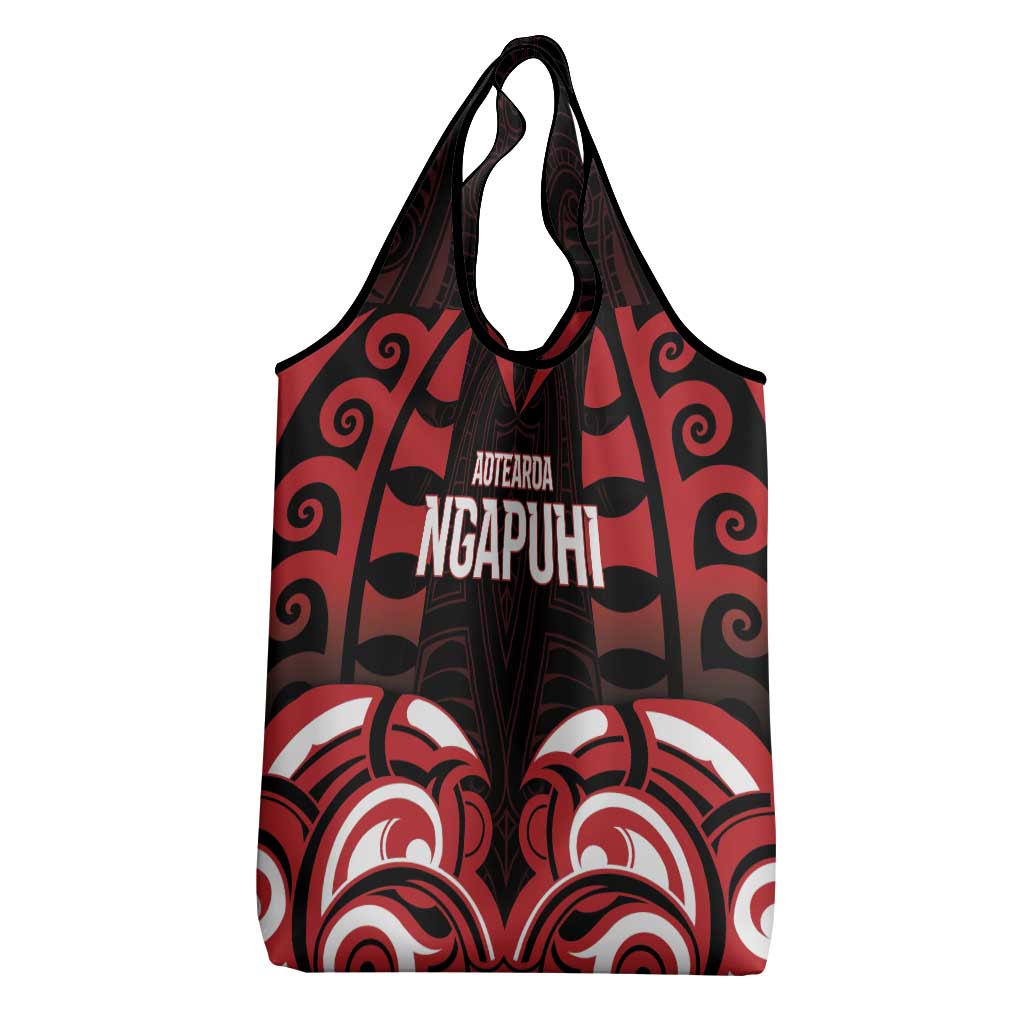 Aotearoa Ngapuhi Grocery Bag Maori Pattern New Zealand DT05 - Polynesian Pride