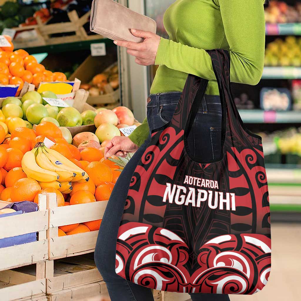 Aotearoa Ngapuhi Grocery Bag Maori Pattern New Zealand DT05 - Polynesian Pride