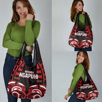 Aotearoa Ngapuhi Grocery Bag Maori Pattern New Zealand DT05 - Polynesian Pride